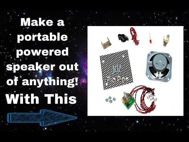 Build a Guitar Amp/Speaker Kit. 100% Portable/Battery Powered