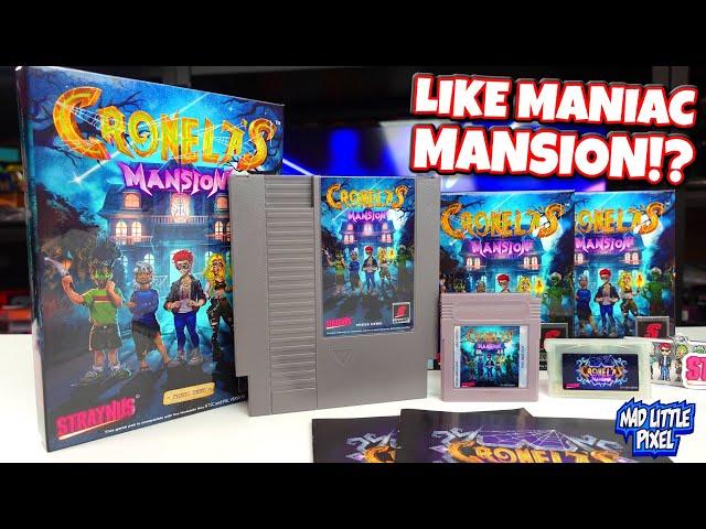 Cronela's Mansion - NEW Game Boy & NES Game Is Like Maniac Mansion & IS AWESOME!! 