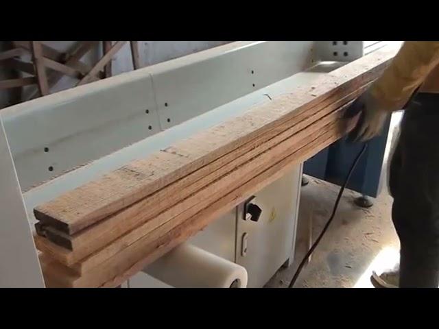 Автоматический торцовочный станок с толкателем Ecowood  "PushCut 300/6"  для паллетов и ящиков