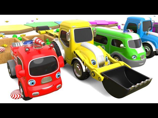  Surprise Gift Car Cartoon For Kids with Color Learn - Kooxa Toys