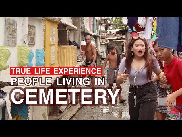 PEOPLE LIVING IN A CEMETERY Walk Vlog | Cavite city | Real Life Philippines