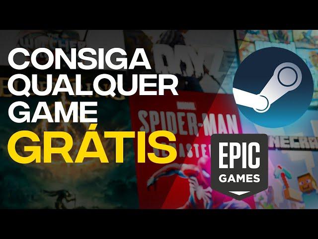 FAÇA ISSO E TENHA QUALQUER JOGO DE GRAÇA 2024 (Steam, Epic Games)