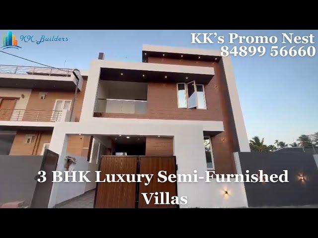 3 BHK Luxury Semi-Furnished Individual Villas for Sale