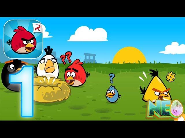 Angry Birds: Gameplay Walkthrough Part 1 - The Tutorial (iOS, Android)