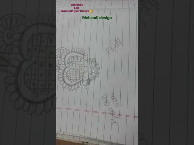 very easy mehandi design made by Ritu#shorts#ritu,s creative shorts