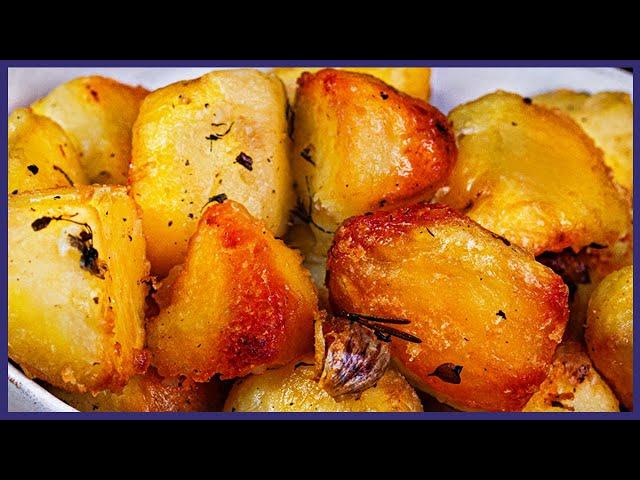 British Roast Potatoes recipe - The Perfect Christmas Dinner side dish