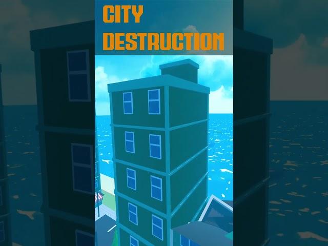 City Destruction - Become a monster in virtual reality ! Now on Meta Quest