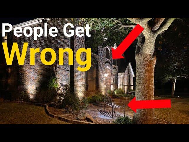 Landscape lighting - what most people get WRONG about landscape lighting