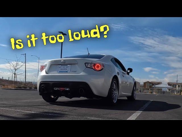 FR-S/BRZ/GT86 Catless Front Pipe and Muffler Delete