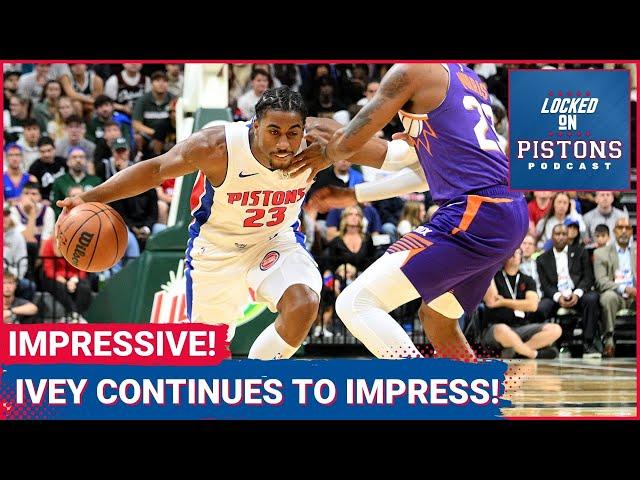 Jaden Ivey Continues To Impress In Detroit Pistons Second Preseason Game Against The Phoenix Suns