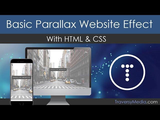 Basic Parallax Website With HTML & CSS