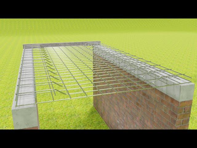 ONE WAY SLAB AND TWO WAY SLAB | DIFFERENCE | REINFORCEMENT DETAILING ANIMATION VIDEO