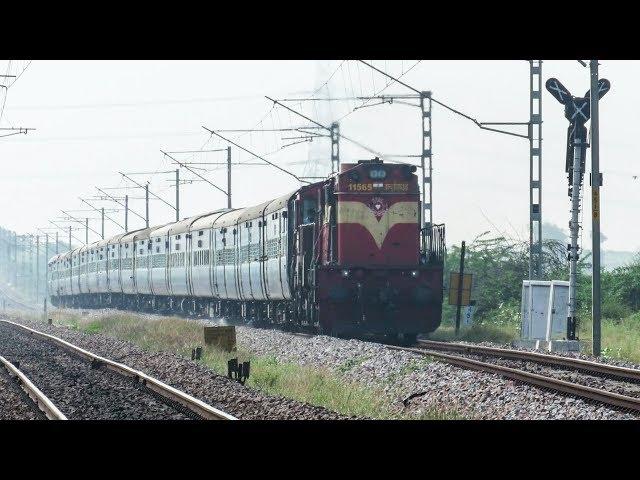 Ultimate ALco : GTL WDM3D with Super Crawler from S.W.R SBC - NED trashes thru NLA : Indian railways