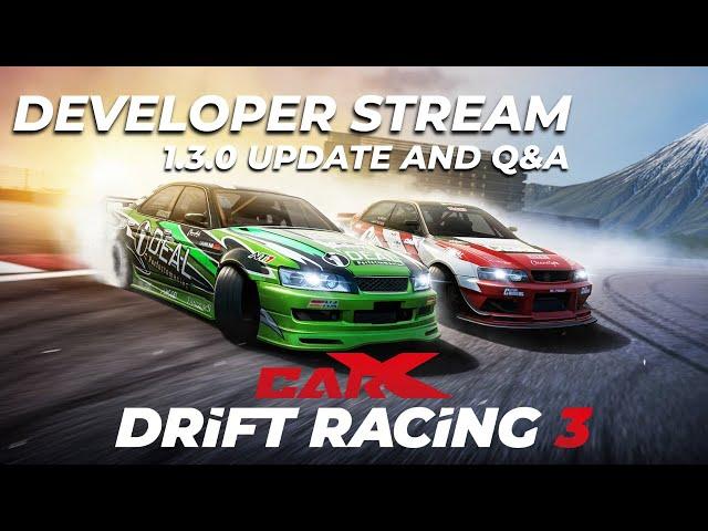 CarX Drift Racing 3 Developer Stream: 1.3.0 Update and Q&A