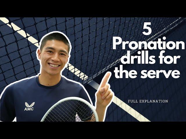 5 exercises to improve your tennis serve (￼Pronation) #tennis