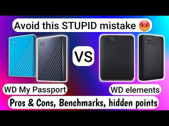 Which is the ABSOLUTE Best External HDD? WD My Passport vs WD Elements Ultimate comparison [Eng]