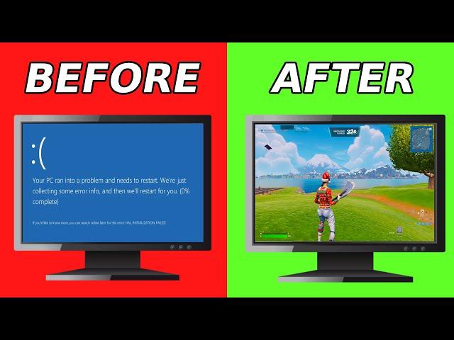 How To Fix BLUE SCREEN When Playing Games on Windows PC (BSOD Error)