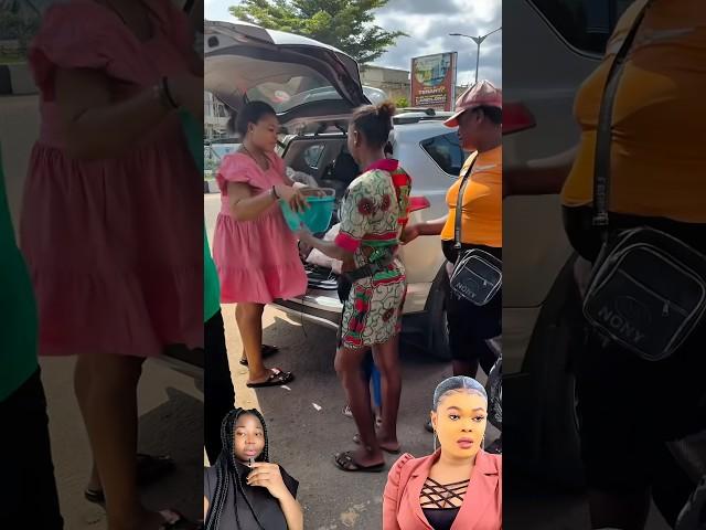 Ruby Orjiakor seen sharing Gift items to people on the street after her wedding #shorts #actress