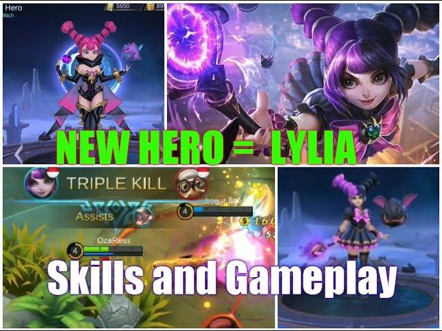 Mobile legends New Hero Leaked (Little Witch) Lylia Skills and Gameplay