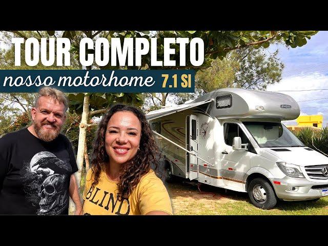 TOUR COMPLETO EM NOSSO MOTORHOME @SantoInacioMotorhomes 7.1 SI