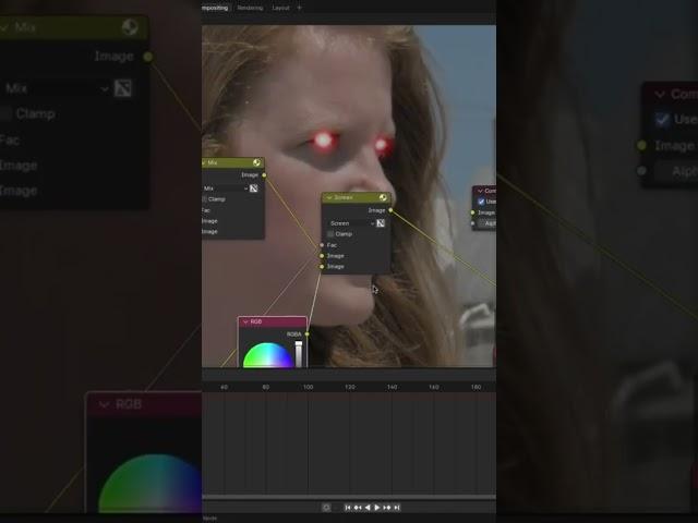 Compositing tricks in blender! watch the full linked video! #shorts