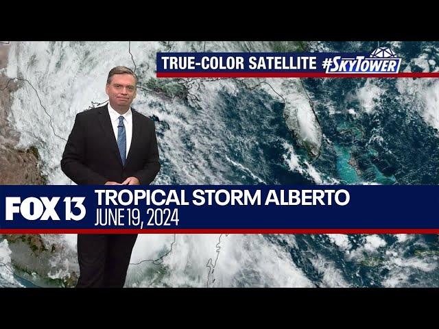 Tropical Storm Alberto forms