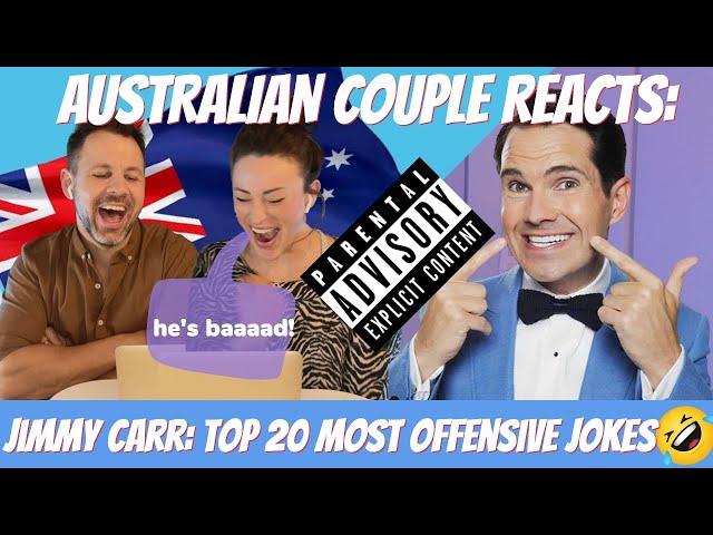 JIMMY CARR REACTION | TOP 20 Most Offensive Jokes! Not lying haha