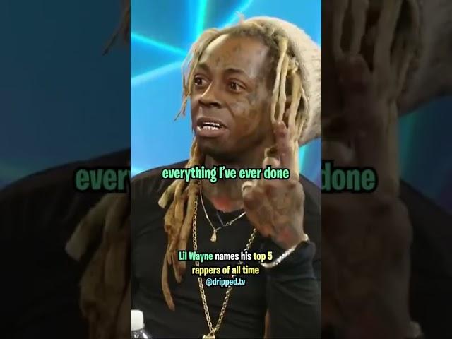 Lil Wayne Names His Top 5 Rappers of All Time 