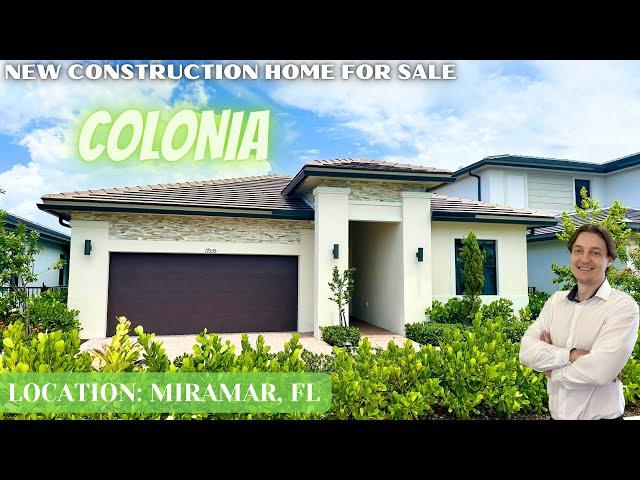 MIRAMAR, FL Luxury HOME in BRAND NEW COMMUNITY! New Construction Home Tour, MUST WATCH!