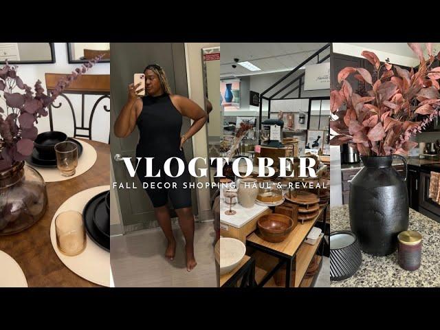 VLOGTOBER | FALL DECOR SHOPPING, TARGET, HOMEGOODS AND HOBBY LOBBY FINDS