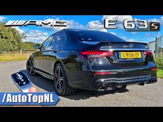 2022 Mercedes-AMG E63 S REVIEW on AUTOBAHN [NO SPEED LIMIT] by AutoTopNL