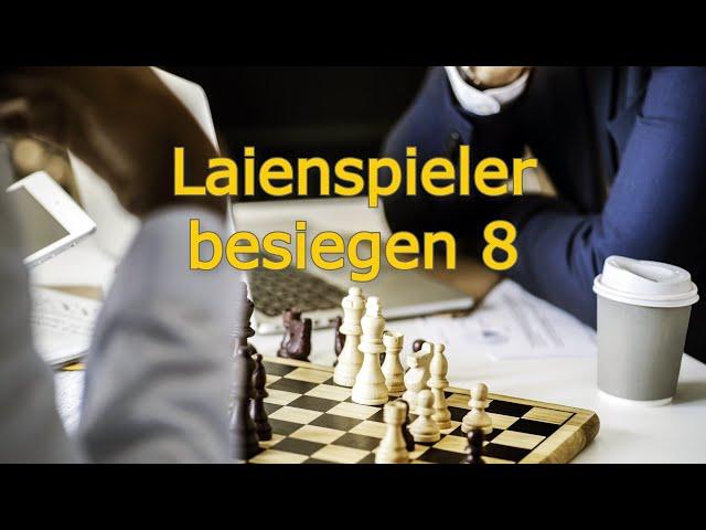 Laienspieler besiegen 8 (/Amateurspieler besiegen 8): Vernachlässigte Königssicherheit