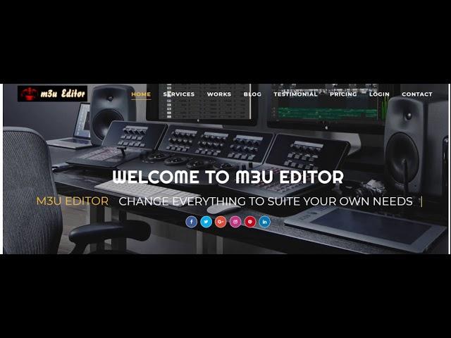 Get your free 24h M3u Editor Trial