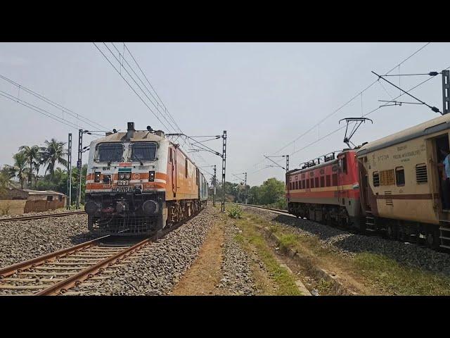 Route Diverted Howrah-Radhikapur Kulik Express Meets Ahmadpur-Katwa Passenger - Indian Railways