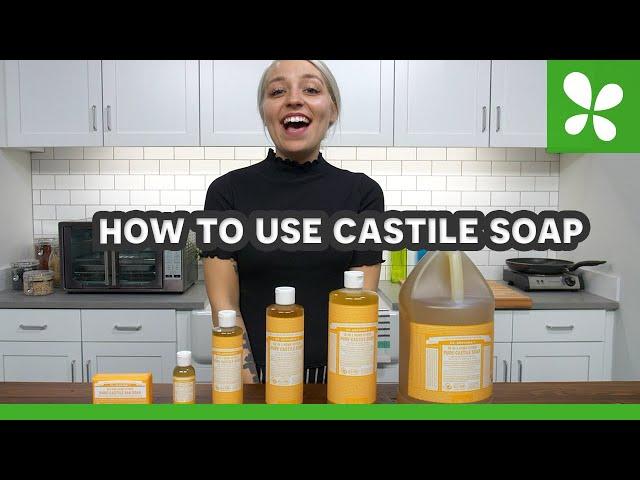 How To Use Dr  Bronner's Castile Soap