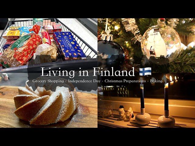 Finland Vlog #17  Grocery Shopping with Prices | Preparing for Christmas | Independence Day