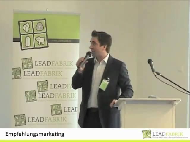 Vortrag über den Onlinemarketing-Mix Teil 12 - Empfehlungsmarketing