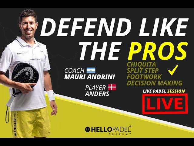 Defend in Padel like the PROS - Learn from the world's best at HELLO PADEL ACADEMY