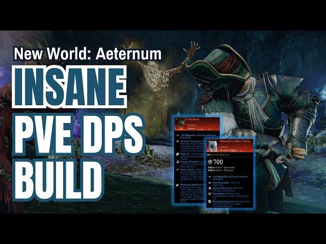 New World Aeternum: INSANE PvE DPS Build (Rapier/Spear)