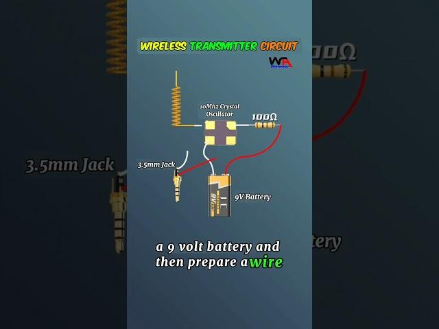 Wireless Radio Transmitter Circuit.. Diy Electronics Project #radiocircuit #transmittercircuit