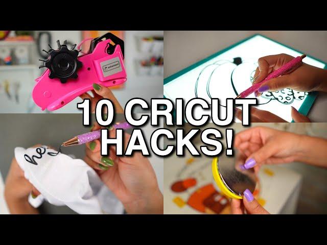 10 CRICUT HACKS UNDER 10 MINUTES! PART 2 