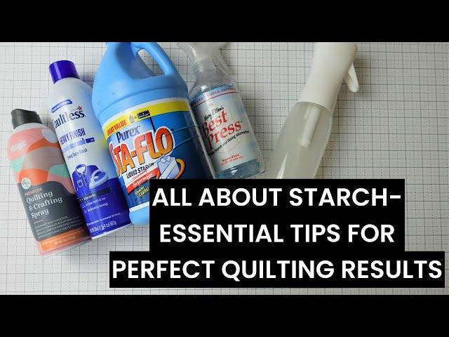 Exploring Fabric Starching Options: Unraveling the Benefits for Perfect Quilting