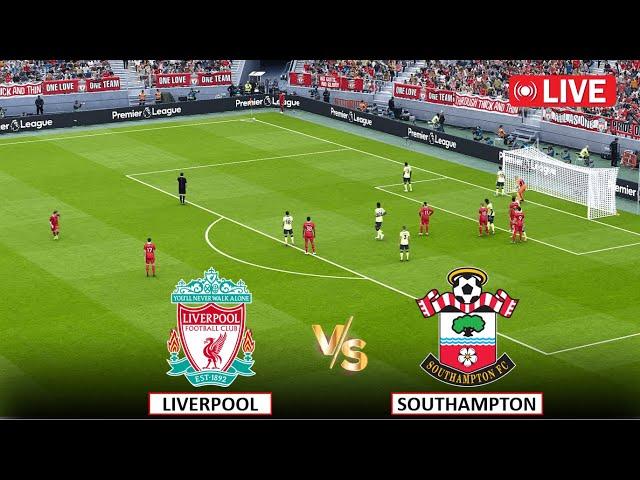 Live : Liverpool vs Southampton I English Premier League 2024/25 Season Live Match eFootball Pes 21