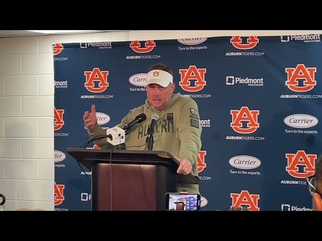 Auburn Head Coach Hugh Freeze: Iron Bowl vs. Alabama Postgame