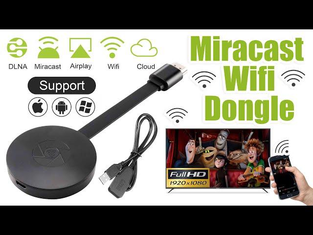 Connect Mobile Screen To TV with Miracast WiFi Dongle I Wireless Display I WiFi Display Receiver