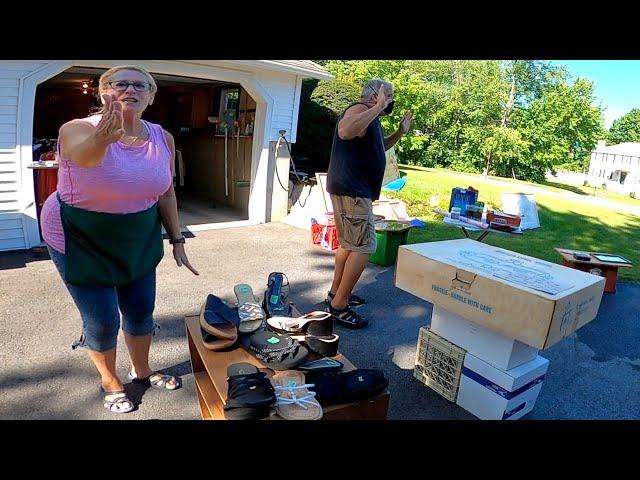 CRAZY ENCOUNTER AT A GARAGE SALE