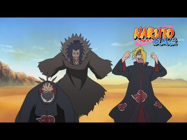 Сасори и Дейдара против Орочимару Полный бой | Sasori and Deidara VS Orochimaru Full battle