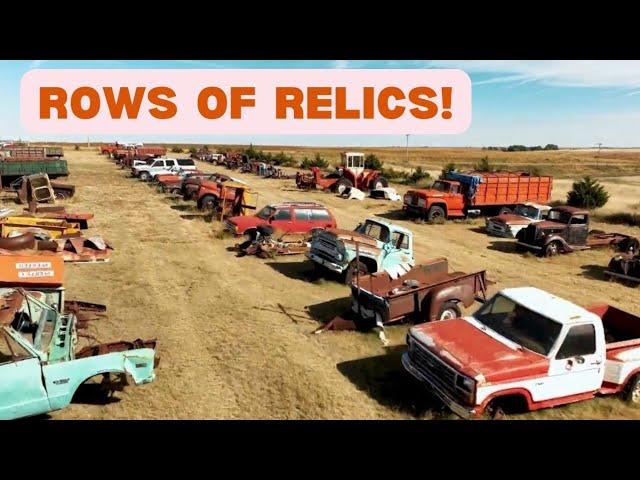 Over 100 Antique Cars, Trucks, & Tractors SAVED from Kansas farm scrap jobs - Then Sold at auction!