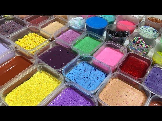 MIXING ALL MY SLIME !! SLIME SMOOTHIE ! SATISFYING VIDEOS ! #20