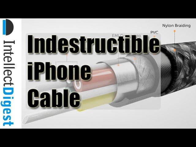 Indestructible Lightning iPhone Cable With Bulletproof Material! | Intellect Digest